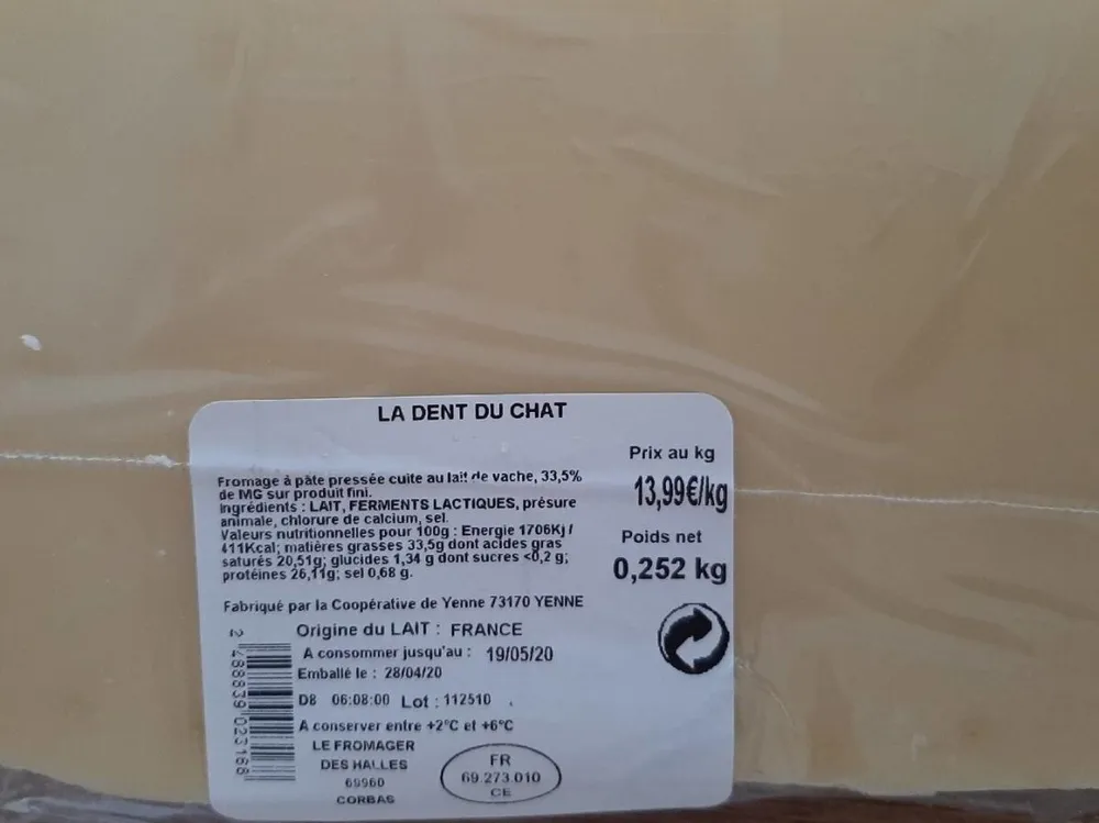 La dent du chat