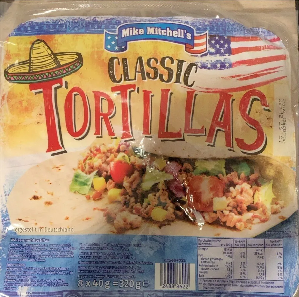 Classic tortillas