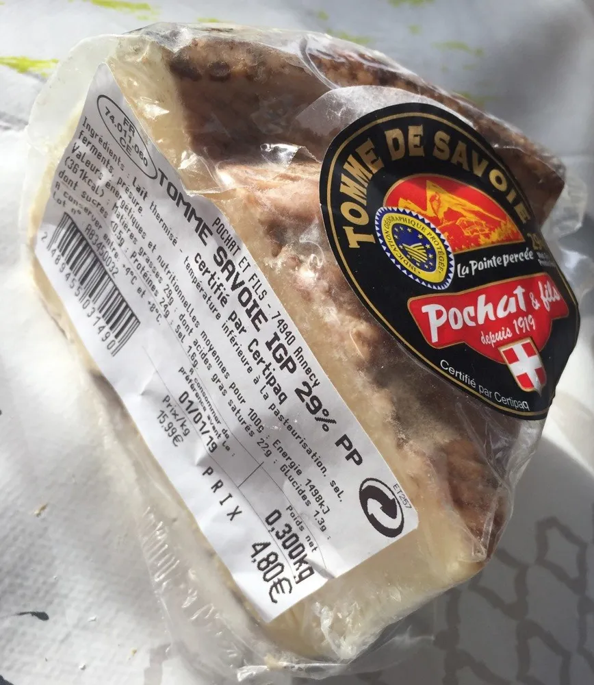 Tome de savoie IGP