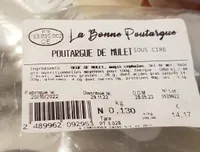 Poutargue de mulet