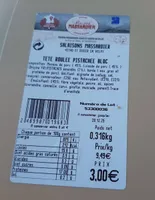 Tête roulée pistache bloc