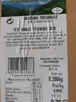 Tête roulée pistachée bloc