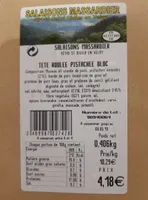 Tête roulée pistache bloc