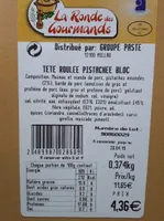 Tete roulée pistachee bloc