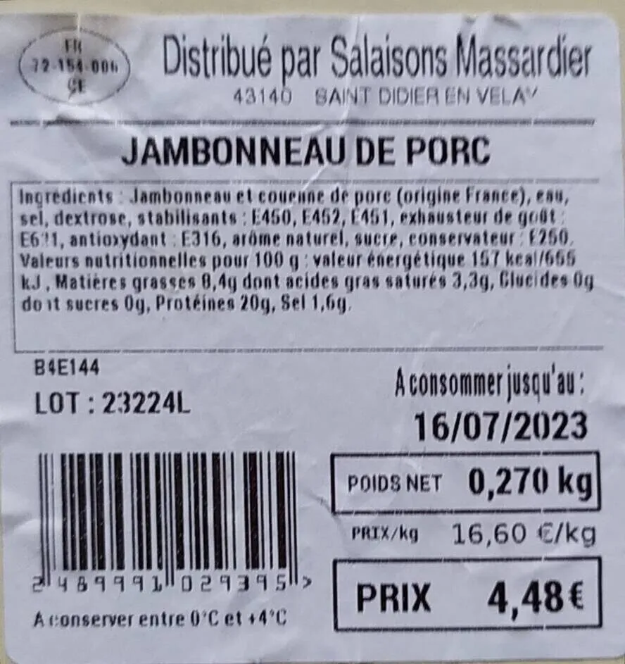 Jambonneau de porc