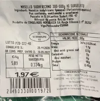 Nasello Sudafricano Surgelato