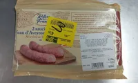 2 Saucisses Veau d'Aveyron