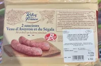 2 saucisses Veau d’Aveyron et du Ségala