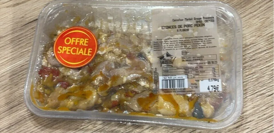 Emincés de porc Pekin