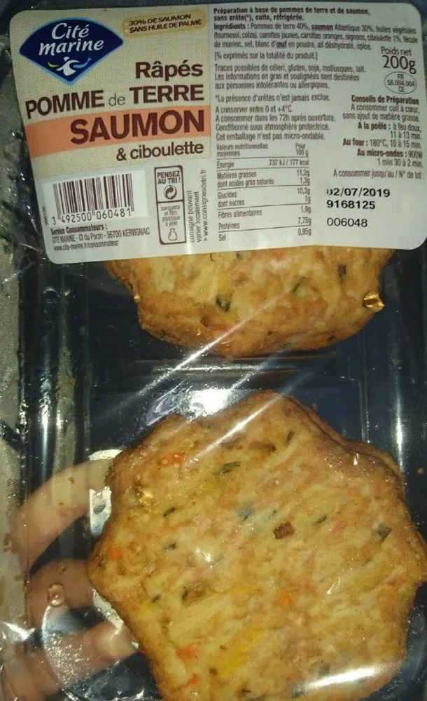 Râpé pomme de terre saumon