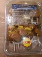 Brochettes de poulet thym/citron