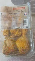 Pilons de poulet thym citron
