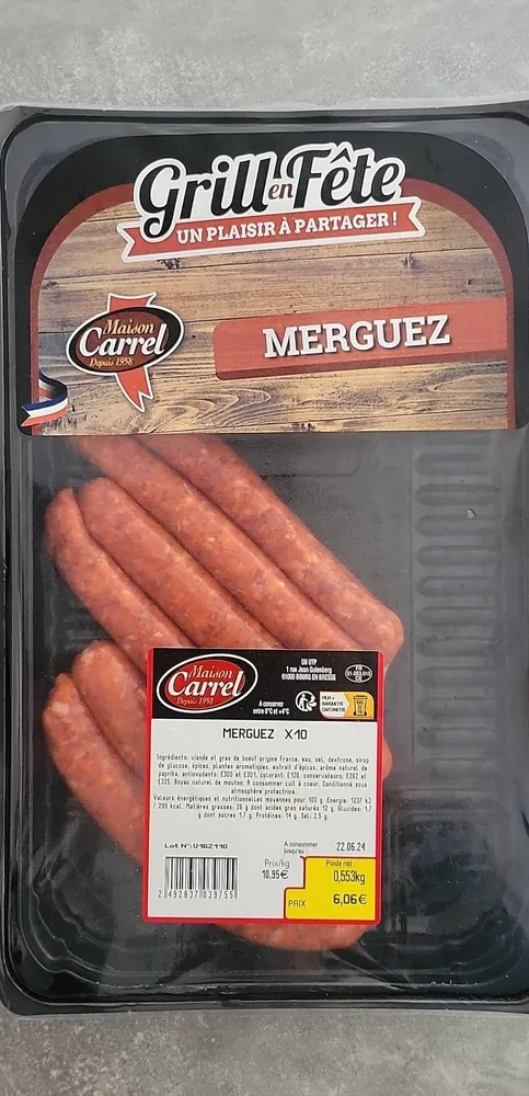 Merguez Maison Carrel