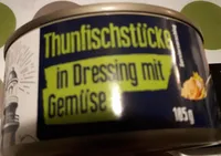 Thunfisch in Dressing mit Gemüse