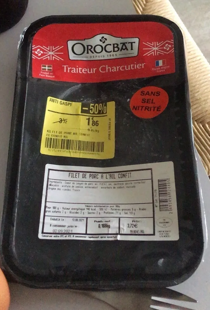 Filet de Porc a l’Ail Confit