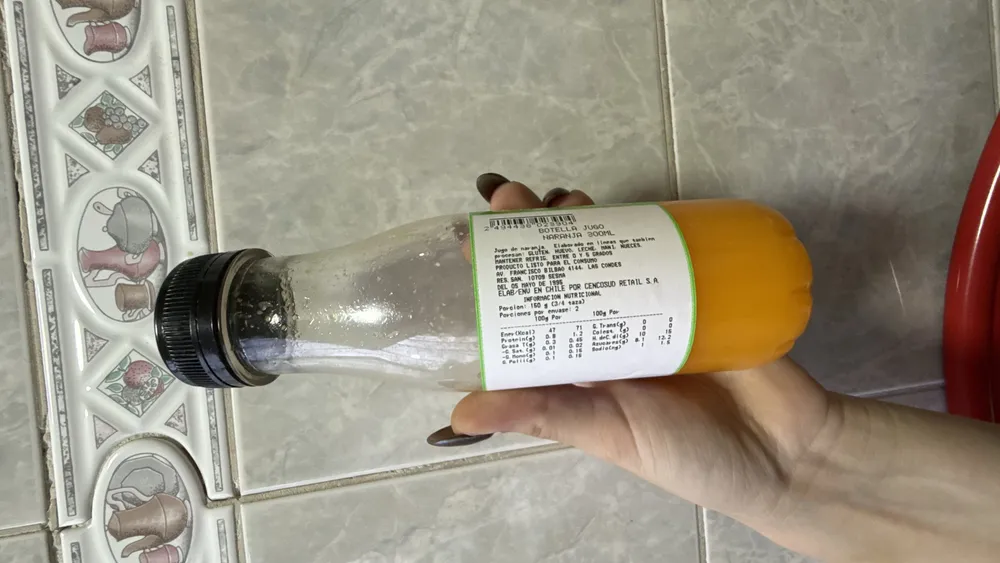 BOTELLA JUGO NARANJA