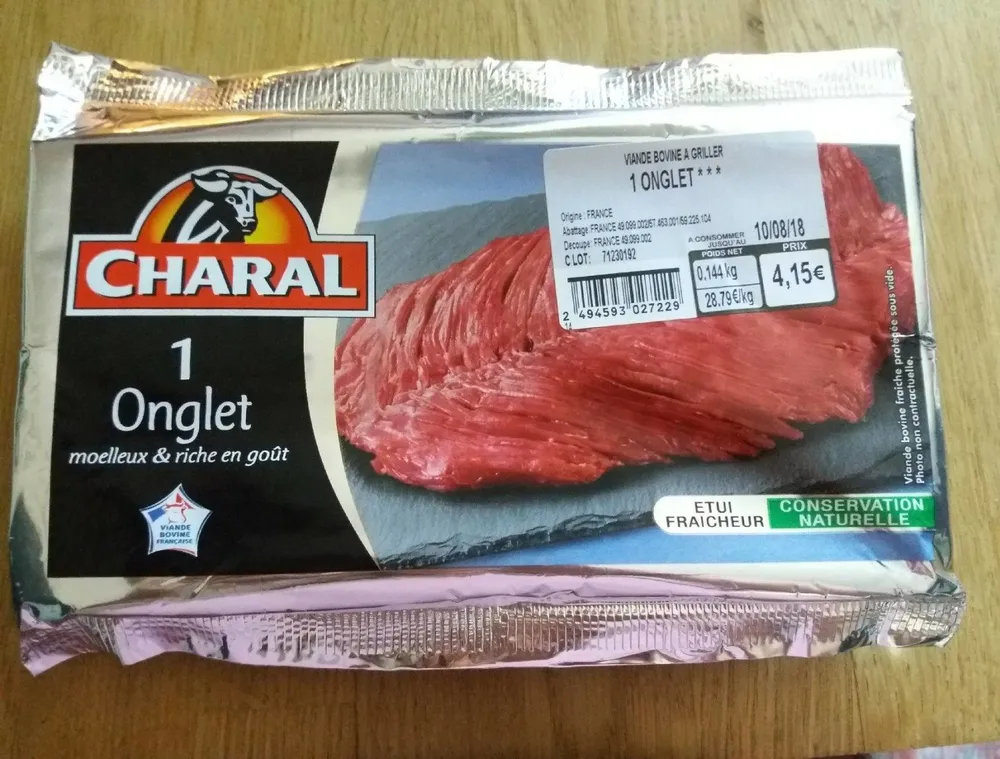 Onglet moelleux et riche en goût
