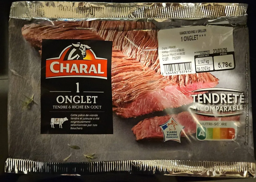 Viande Bovine Onglet