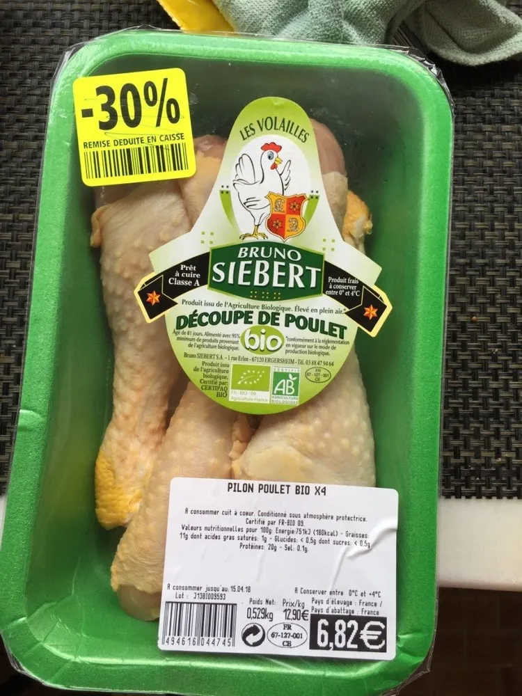Decoupe de poulet