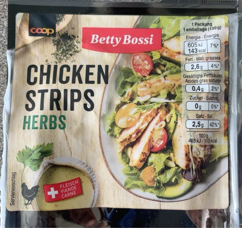 Chicken strips herbs