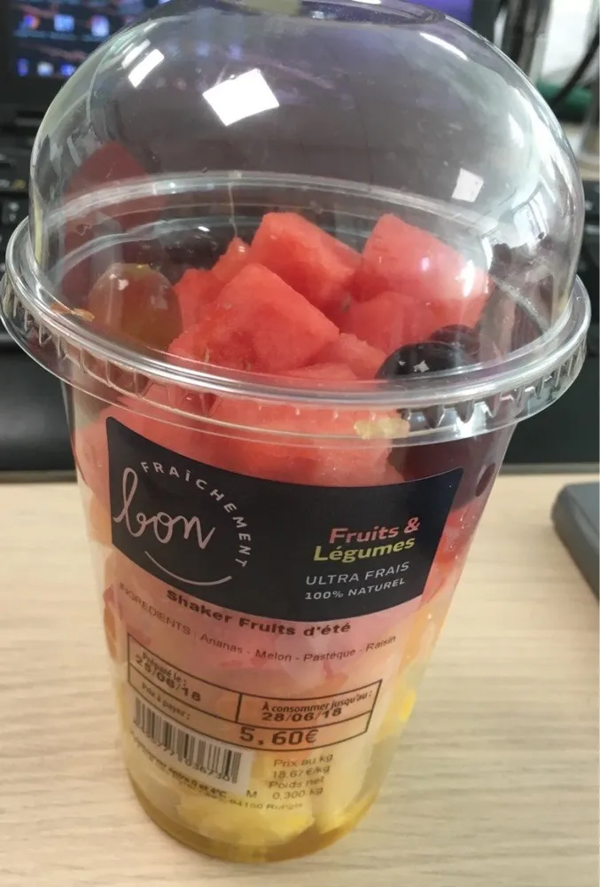 Shaker fruits d'été