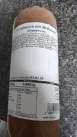 Currysauce mit Bratwurst (Doppelrost)