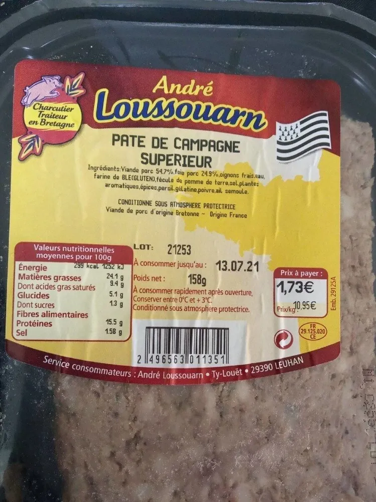 Pâté de campagne supérieur