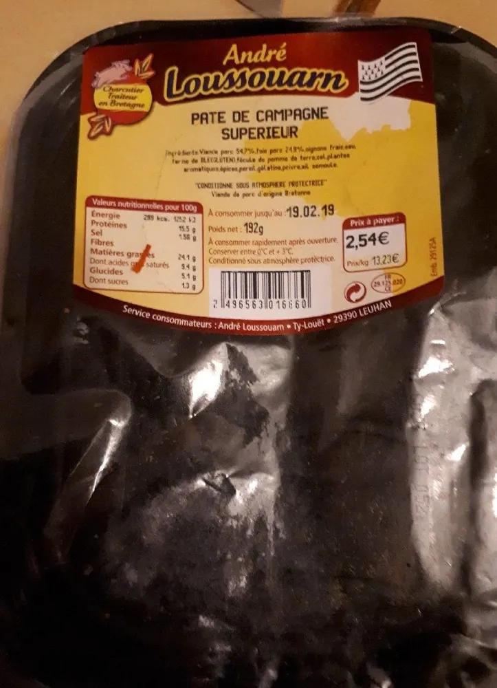 Pâté de campagne supérieur