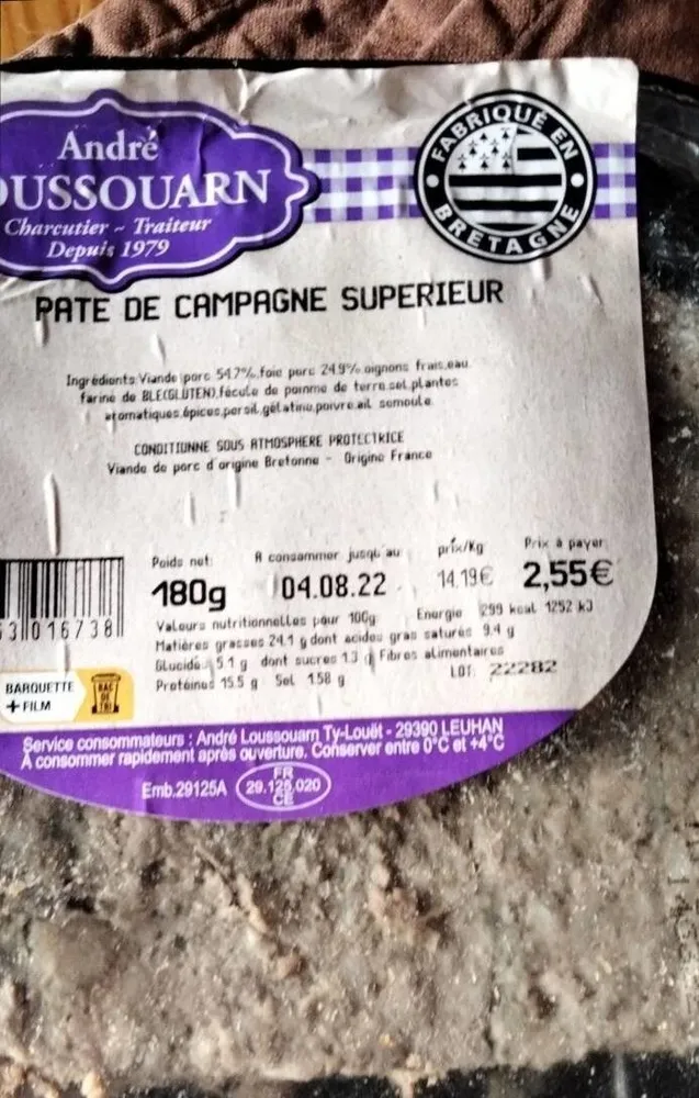 Pâté de campagne superieur