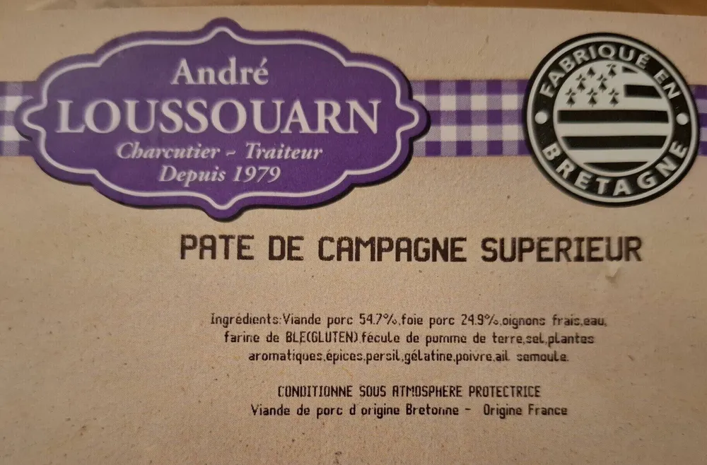 Pâté de campagne supérieur