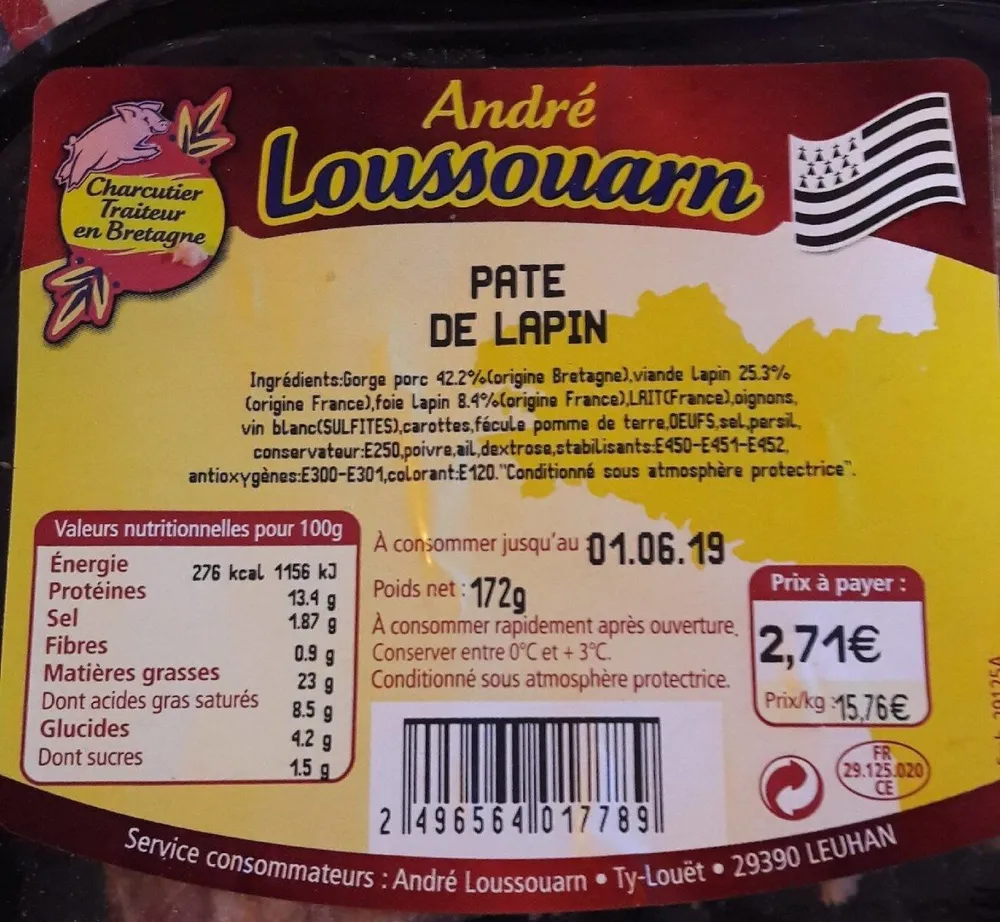 Paté de lapin