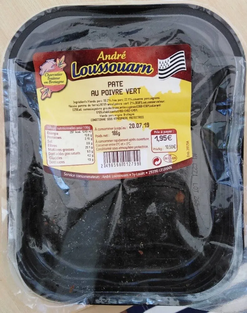 Pâté au poivre vert