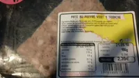 Pâte poivre vert