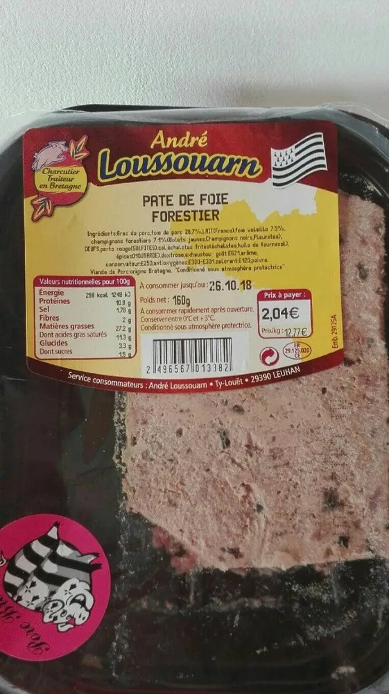 Pâté de foie forestier