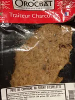 Pate de campagne au piment d'espelette