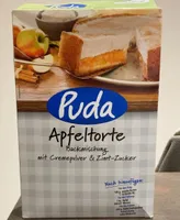 Apfeltorte backmischung mit cremepulver & zimt-zucker