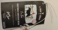 Fué saucisse sèche au taureau