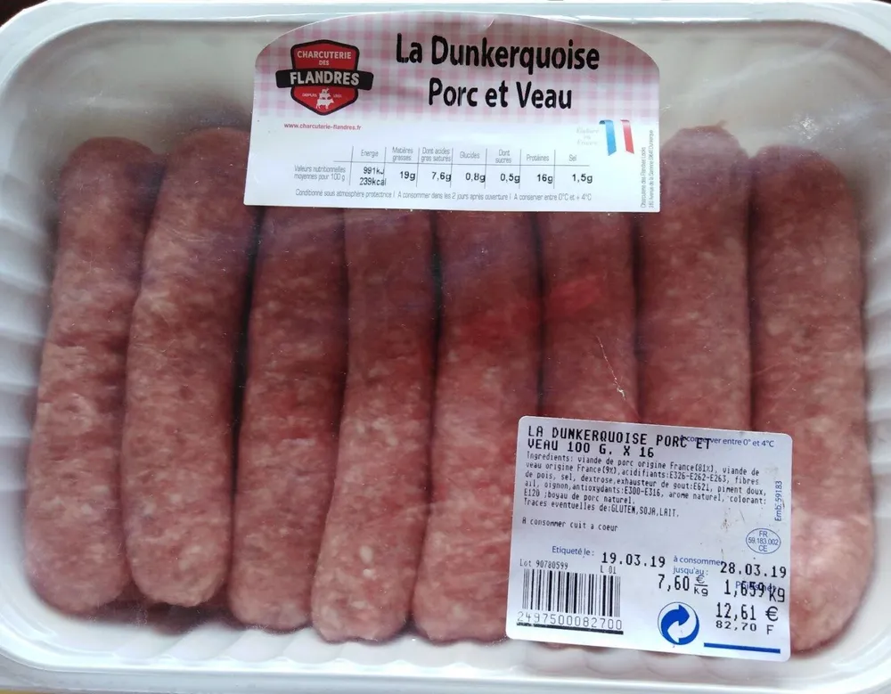 La Dunkerquoise Porc et Veau