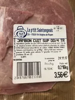 Jambon cuit superieur au sel marin