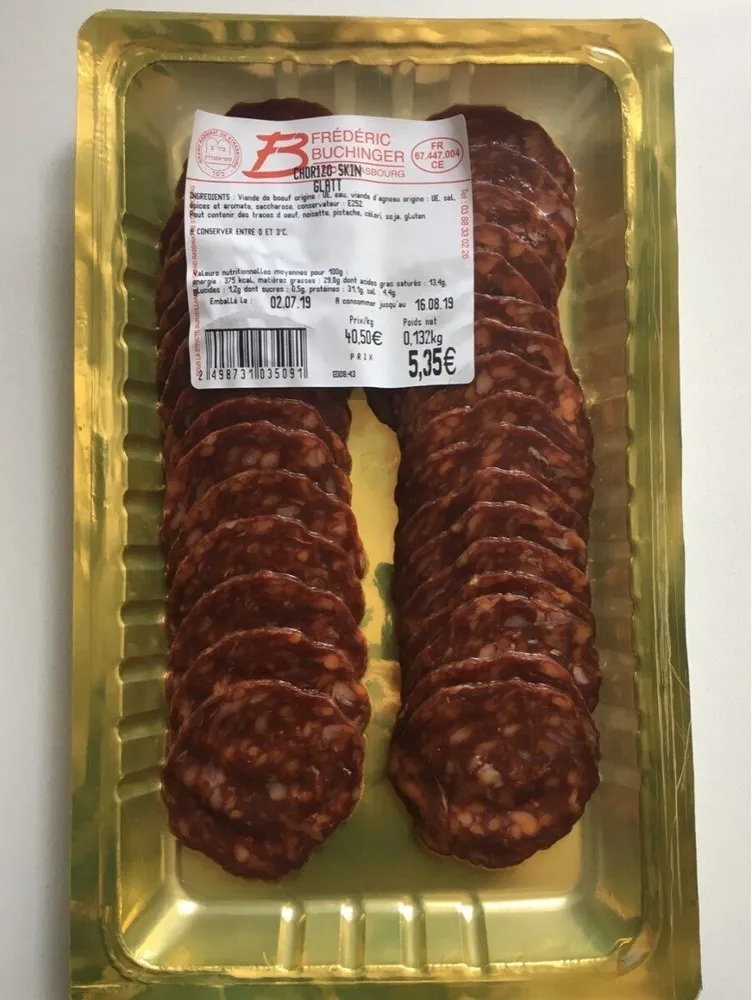 Chorizo skin glatt