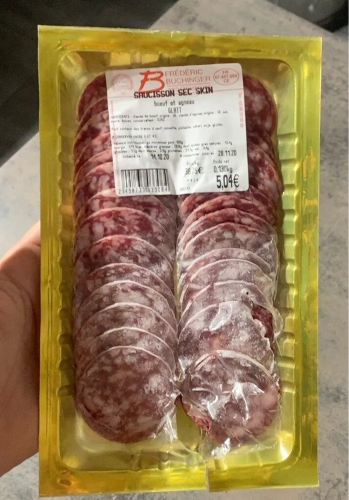 Saucisson sec skin