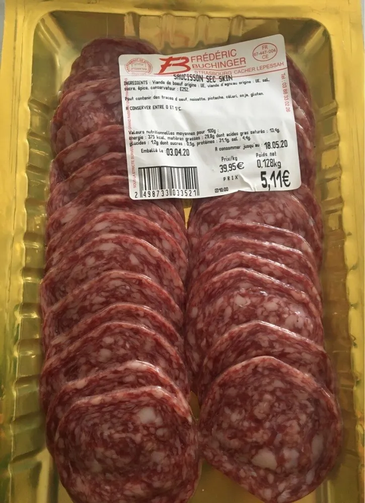 Saucisson sec skin