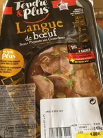 Langue de boeuf sauce piquante aux cornichons