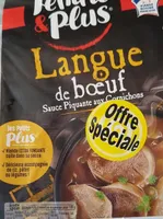 Langues de boeuf sauce piquante aux cornichons