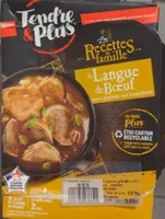 La langue de boeuf sauce piquante aux cornichons