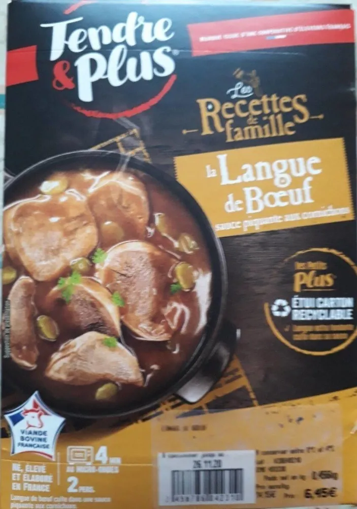 Langue de Boeuf sauce piquante