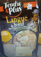 Langue de bœuf sauce piquante aux cornichons