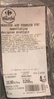 Munster AOC Fermier FQC