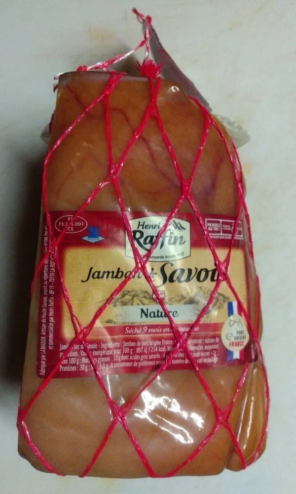 Jambon de Savoie nature