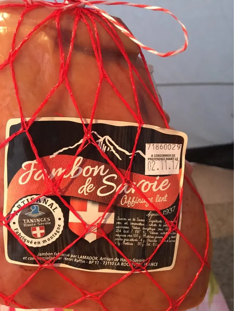 Jambon sec de savoie